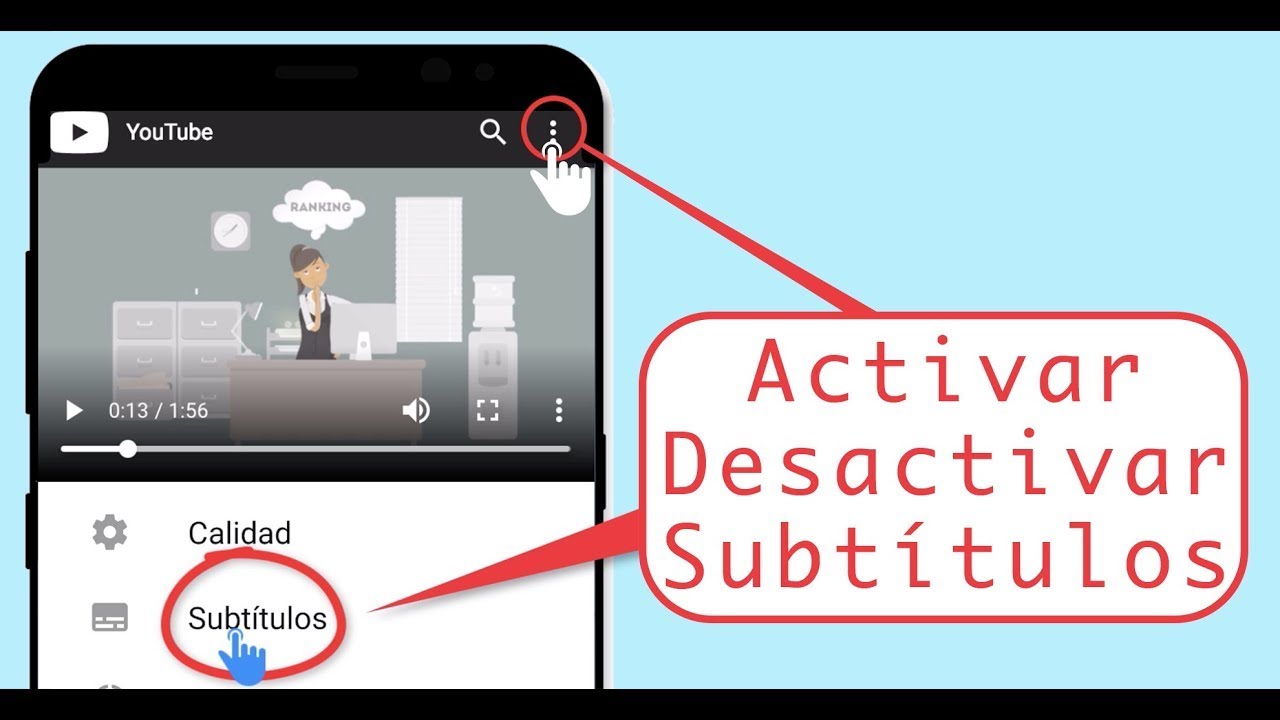 Cómo activar o desactivar los subtítulos en YouTube TV
