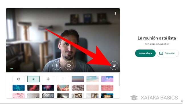 Cómo cambiar el fondo de tu reunión en Google Meet