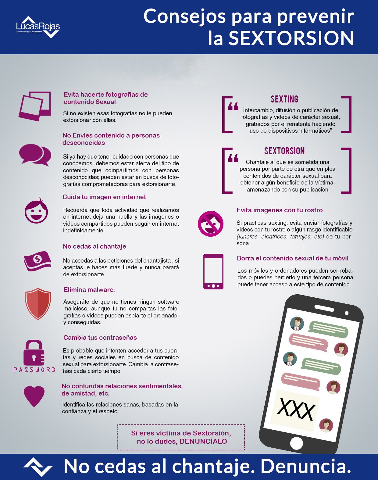 Cómo denunciar a un chantajista en Instagram