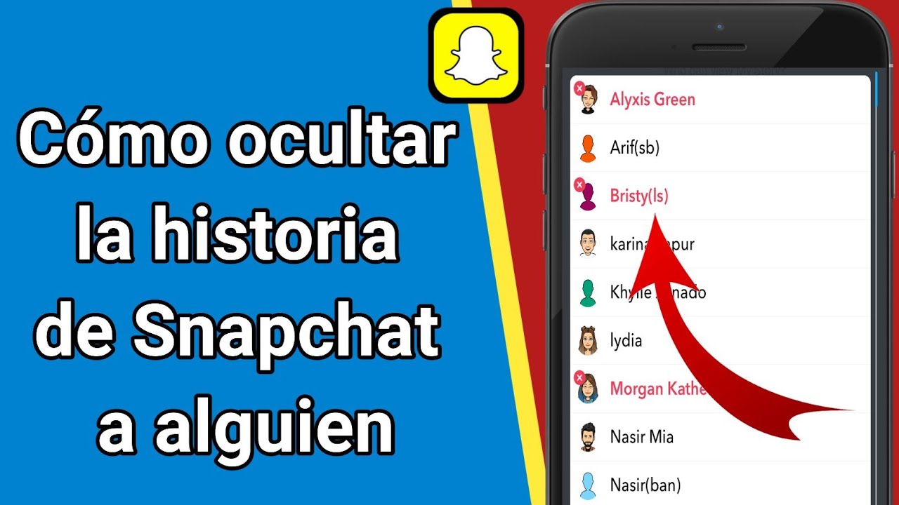 Cómo ocultar tu historia de Snapchat a alguien más