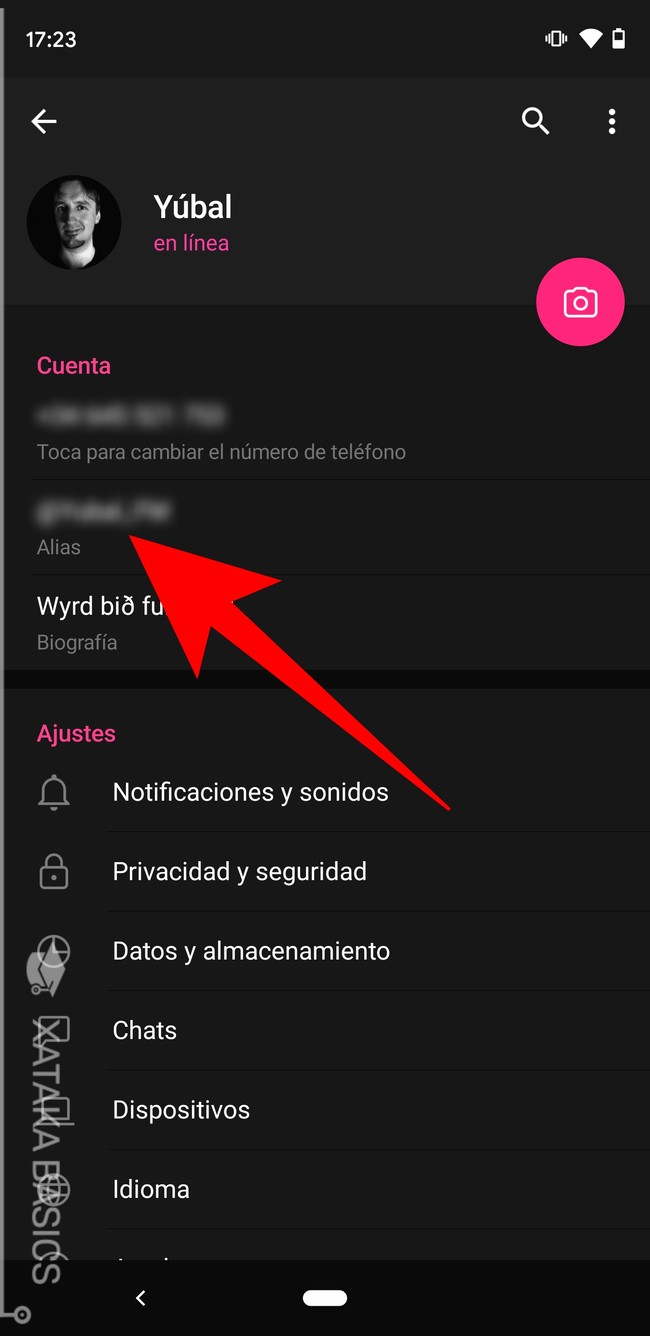 Cómo usar Telegram sin un número de teléfono